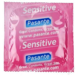 Pasante kondomy SENSITIVE tenká stěna jemne 1ks + dárek MAXY 1ks 1015