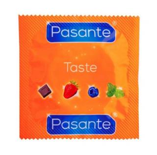 Pasante kondomy STRAWBERRY s jahodovým aroma _ 1ks + dárek MAXY 1ks 1029