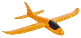 Pěnové Házecí Letadlo 37cm oranžové + dárek MAXY 1ks 1504