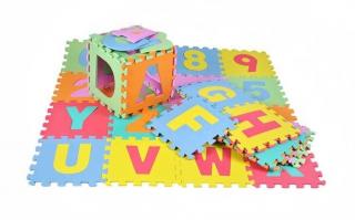 Pěnové puzzle 30 x 30cm - 36 ks  + dárek MAXY 1ks 8395