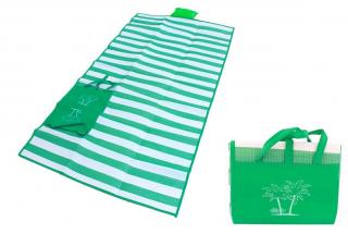 Plážová deka 175 x 90cm zelená+ dárek MAXY 1ks 2878