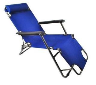 Plážové lehátko modre Plážová židle + dárek MAXY 1ks 6805