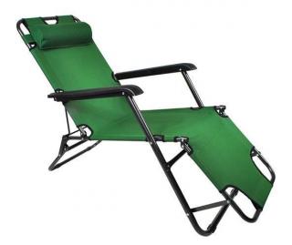 Plážové lehátko zelene Plážová židle + dárek MAXY 1ks 6806