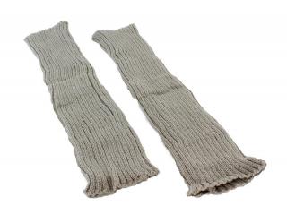 Pletené návleky na nohy šedá + dárek MAXY 1ks 1670