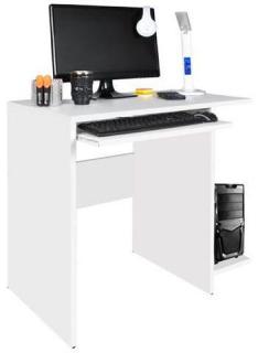 Počítačové stolní školní bílý stůl notebook 80x50x75cm + dárek MAXY 1ks 6730