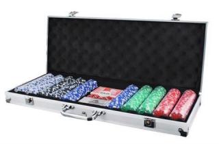 Poker set 500 ks žetonů + dárek MAXY 1ks 6526