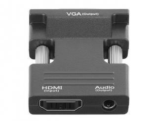 Převodník HDMI na VGA D-SUB + Audio výstup + dárek MAXY 1ks 1735