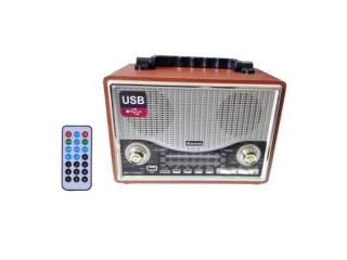 RADIO BLUETOOTH RETRO MP3 USB TF AUX BT + dárek MAXY 1ks 6556