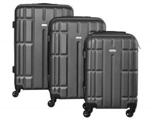 Sada 3 Cestovních kufrů + dárek MAXY 1ks 6183