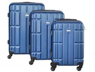 Sada 3 Cestovních kufrů + dárek MAXY 1ks 6184