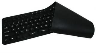 Silikonová klávesnice USB PRO PC a NOTEBOOK + dárek MAXY 1ks 3248