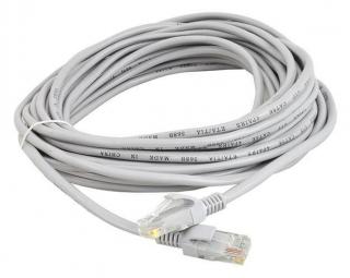 Síťový kabel RJ45-RJ45, 10m šedá + dárek MAXY 1ks 1684