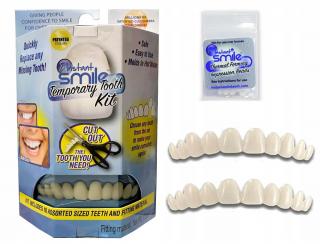 SMILE KIT Dočasné Kosmetické zubní implantáty falešné umele zuby+dárek MAXY 1ks 5293