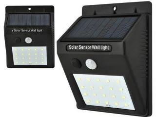 Solární světlo 20 LED Senzor pohybu Venkovní svítidlo + dárek MAXY 1ks 2027