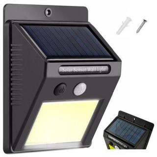 Solární venkovní 48 LED COB osvětlení s senzorem pohybu a svět + dárek MAXY 1ks 3838