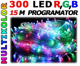 Stromky 300 LED vícebarevný Nové MAXY 1ks 8210