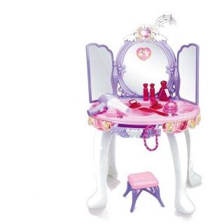 Toaletní stolek pro holčičky + příslušenství XXL růžová + dárek MAXY 1ks 7219