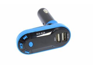 TRANSMITER FM Bluetooth MP3 2 x USB TRANSMITTER + STICKY MAT ZDARMA MAXY 1ks 4312