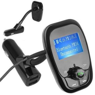 Transmitter do auta, HandsFree Bluetooth 2x USB nabíječka + dárek MAXY 1ks 8991