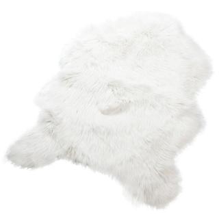 Umělý ovčí koberec z bílé ovčí kůže + dárek MAXY 1ks 9185