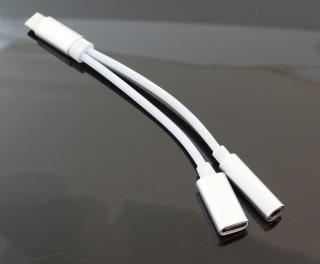 USB Adaptér typ C - Mini Jack 3,5 mm + dárek MAXY 1ks 1524