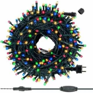 Vánoční osvětlení 200 LED, 6W multicolor 21.6 m + dárek MAXY 1ks 4573