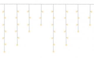 Vánoční světelný závěs 500 LED, 3.6W teplá bílá 34,65 m + dárek MAXY 1ks 7235