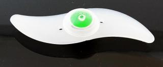 Varovné LED světlo do výpletu kola zelené + dárek MAXY 1ks 1286