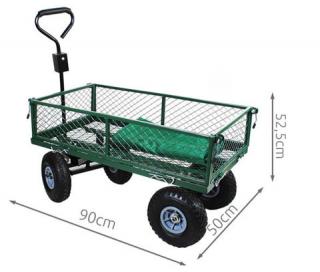 Zahradní vozík s výklopnými boky PŘÍVĚS DO 350 KG + dárek MAXY 1ks 6086