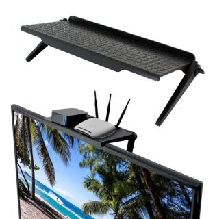 Závěsná polička na TV, monitor 30 x 11 cm černá + dárek MAXY 1ks 2564