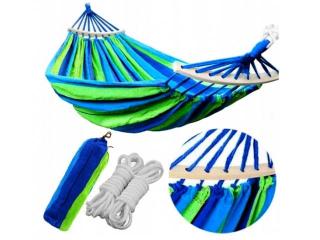 ZÁVĚSNÁ ZÁHRADNÍ HAMMOCK S RÁMEM 260x80 + dárek MAXY 1ks 5843