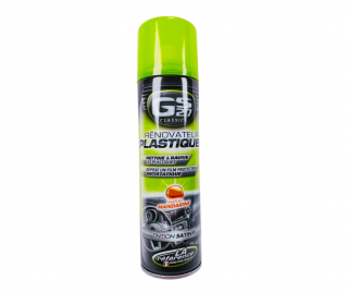 GS27 PLASTIC PROTECTANT Satin finish - Oživovač interiérových plastů (satén) Objem balení: 250 ml, Vůně: Mandarinka