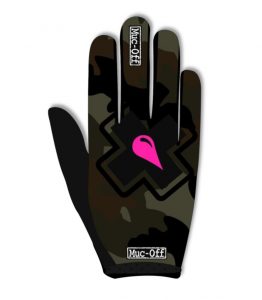 MUC-OFF MTB GLOVES CAMO - MTB rukavice Velikost: L