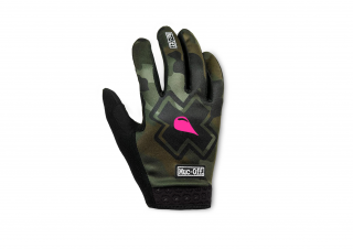 MUC-OFF MTB YOUTH GLOVE CAMO-dětské rukavice Velikost: L