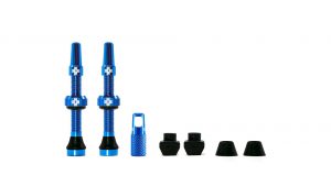 MUC-OFF TUBELESS PRESTA VALVE KIT (10 různých barev) - Bezdušové ventilky Barva: Modrá, Délka: 44 mm