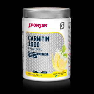 SPONSER CARNITIN 1000 MINERALDRINK 400 g - Minerální nápoj vhodný při dietě Příchuť: Lemon-Elderberry