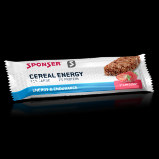 SPONSER CEREAL ENERGY BAR Strawberry 40 g - Jahodová cereální tyčinka