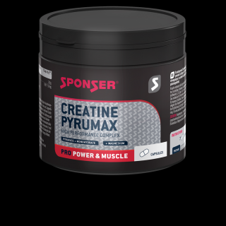 SPONSER CREATINE PYRUMAX CAPSULES 240 g - Kreatin pro zvýšení síly + hořčík v kapslích