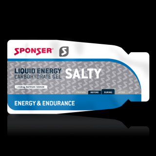 SPONSER LIQUID ENERGY SALTY 35 g - Energetický gel s betaglukany