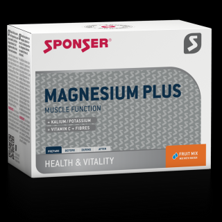 SPONSER MAGNESIUM PLUS Fruit Mix (20 x 6,5 g) - Hořčík proti křečím v prášku