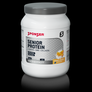 SPONSER SENIOR PROTEIN 455 g - Proteinový nápoj s kolagenem Příchuť: Orange-Yoghurt