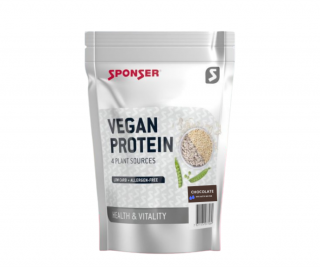 SPONSER VEGAN PROTEIN - Veganský proteinový nápoj Příchuť: Chocolate, Váha: 480 g
