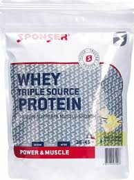 SPONSER WHEY TRIPLE SOURCE PROTEIN 500g - Syrovátkový proteinový nápoj Příchuť: Vanilla