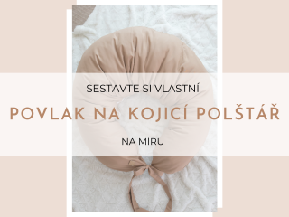 Náhradní povlak na kojicí polštář  Ušijte si svůj náhradní povlak na kojicí polštář