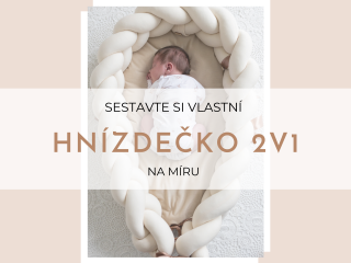 Pletené hnízdečko 2V1