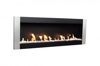 BIO FLAME biokrb Easy L Open Nerez Vertical