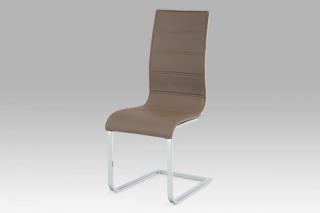 Židle WE-5022-bílá Kombinace: chrom / sonoma / coffee