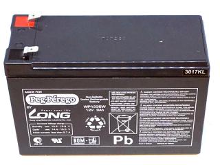1 ks Peg-Pérego originální náhradní článek baterie 12V 9Ah 112Wh  (pro elektrická vozítka Peg-Pérego)