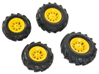 Nafukovací kola JD pro jednomístné traktory Peg-Pérego (jednomístné traktory JD Ground Force, Ground Loader, Deere Construction a Power Pull)