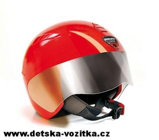Peg Perego ochranná přilba červená (helma Ducati Monster, GP)